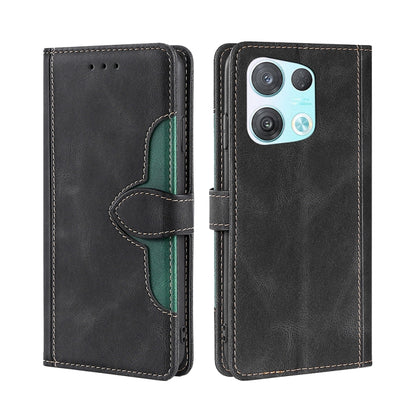 Skin Feel Magnetic Buckle Leather Phone Case, For OPPO K10 Pro 5G, For Honor X7 4G, For OPPO Reno8 5G, For Samsung Galaxy A22 5G Japan, For OPPO Reno8 Pro 5G, For Xiaomi Redmi Note 11T Pro / Pro Plus 5G