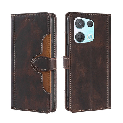 Skin Feel Magnetic Buckle Leather Phone Case, For OPPO K10 Pro 5G, For Honor X7 4G, For OPPO Reno8 5G, For Samsung Galaxy A22 5G Japan, For OPPO Reno8 Pro 5G, For Xiaomi Redmi Note 11T Pro / Pro Plus 5G