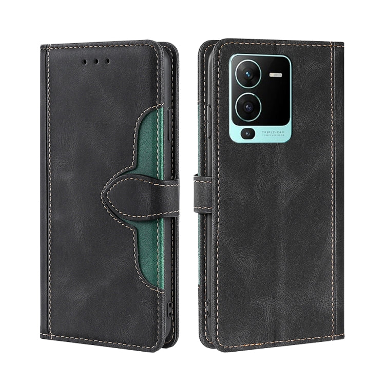 Skin Feel Magnetic Buckle Leather Phone Case, For Motorola Moto G52 4G / G82 5G, For vivo S15 Pro 5G, For Motorola Moto G52j 5G, For vivo S15e 5G /  T1 Snapdragon 778G, For vivo Y15s Global, For Nokia C21