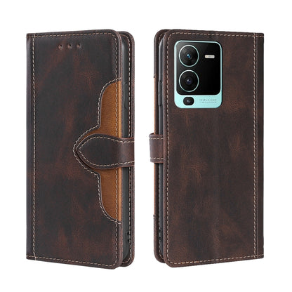 Skin Feel Magnetic Buckle Leather Phone Case, For Motorola Moto G52 4G / G82 5G, For vivo S15 Pro 5G, For Motorola Moto G52j 5G, For vivo S15e 5G /  T1 Snapdragon 778G, For vivo Y15s Global, For Nokia C21