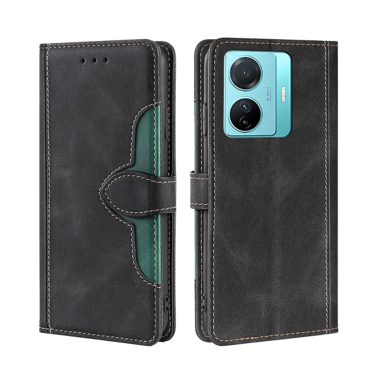 Skin Feel Magnetic Buckle Leather Phone Case, For Motorola Moto G52 4G / G82 5G, For vivo S15 Pro 5G, For Motorola Moto G52j 5G, For vivo S15e 5G /  T1 Snapdragon 778G, For vivo Y15s Global, For Nokia C21
