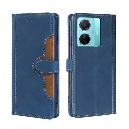 Skin Feel Magnetic Buckle Leather Phone Case, For Motorola Moto G52 4G / G82 5G, For vivo S15 Pro 5G, For Motorola Moto G52j 5G, For vivo S15e 5G /  T1 Snapdragon 778G, For vivo Y15s Global, For Nokia C21