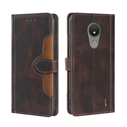 Skin Feel Magnetic Buckle Leather Phone Case, For Motorola Moto G52 4G / G82 5G, For vivo S15 Pro 5G, For Motorola Moto G52j 5G, For vivo S15e 5G /  T1 Snapdragon 778G, For vivo Y15s Global, For Nokia C21