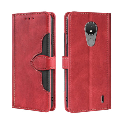 Skin Feel Magnetic Buckle Leather Phone Case, For Motorola Moto G52 4G / G82 5G, For vivo S15 Pro 5G, For Motorola Moto G52j 5G, For vivo S15e 5G /  T1 Snapdragon 778G, For vivo Y15s Global, For Nokia C21