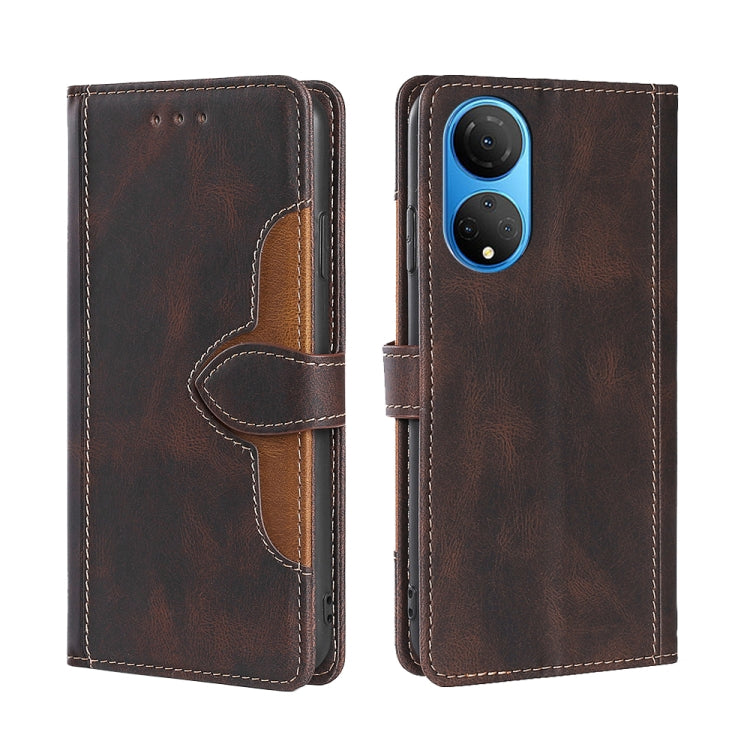 Skin Feel Magnetic Buckle Leather Phone Case, For OPPO K10 Pro 5G, For Honor X7 4G, For OPPO Reno8 5G, For Samsung Galaxy A22 5G Japan, For OPPO Reno8 Pro 5G, For Xiaomi Redmi Note 11T Pro / Pro Plus 5G
