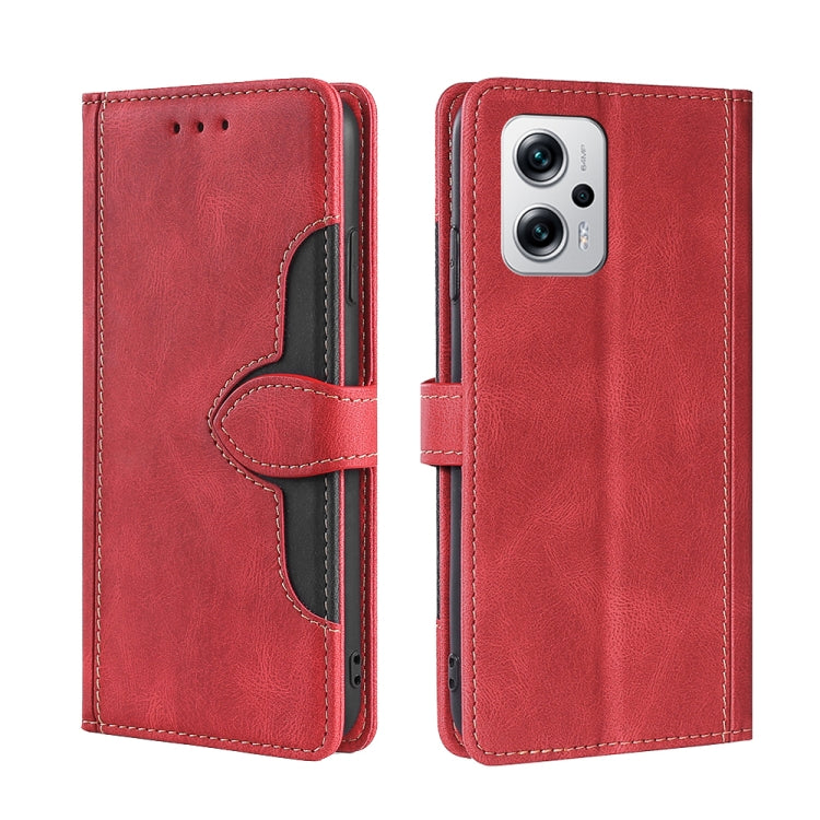 Skin Feel Magnetic Buckle Leather Phone Case, For OPPO K10 Pro 5G, For Honor X7 4G, For OPPO Reno8 5G, For Samsung Galaxy A22 5G Japan, For OPPO Reno8 Pro 5G, For Xiaomi Redmi Note 11T Pro / Pro Plus 5G