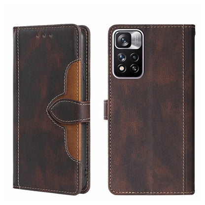 Skin Feel Magnetic Buckle Leather Phone Case, For OPPO Reno8 Pro Plus 5G, For Xiaomi Redmi Note 11 Pro 5G / Pro Plus 5G, For Xiaomi 12 Lite, For Xiaomi Mi Mix 4, For Xiaomi Poco M4 5G