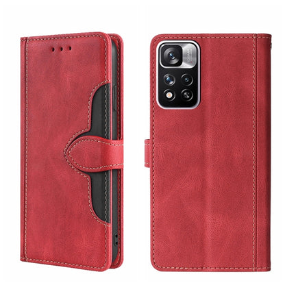 Skin Feel Magnetic Buckle Leather Phone Case, For OPPO Reno8 Pro Plus 5G, For Xiaomi Redmi Note 11 Pro 5G / Pro Plus 5G, For Xiaomi 12 Lite, For Xiaomi Mi Mix 4, For Xiaomi Poco M4 5G