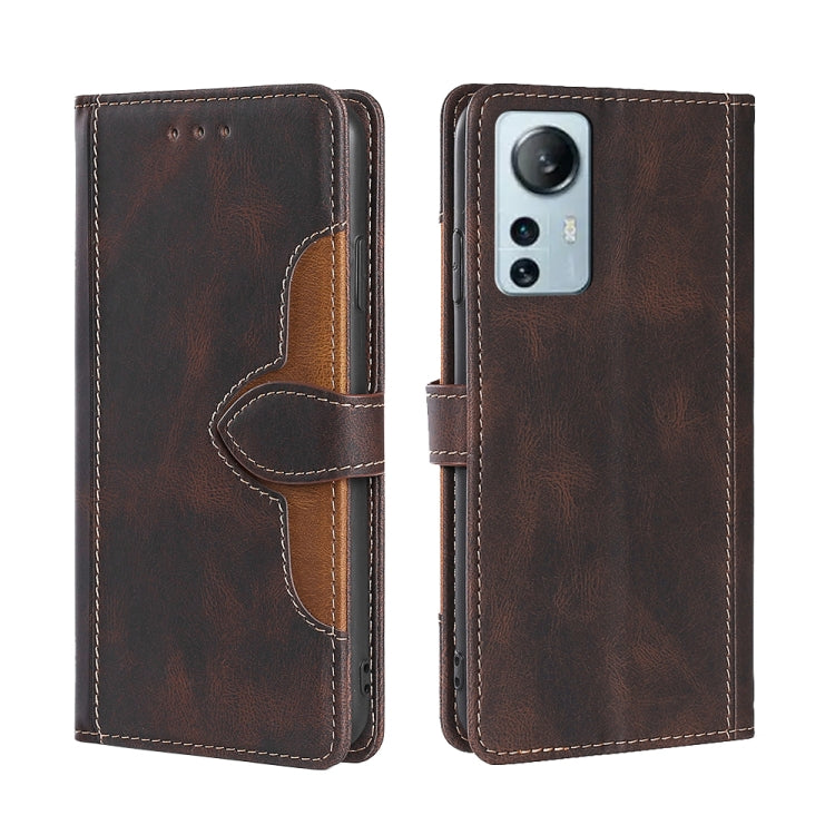 Skin Feel Magnetic Buckle Leather Phone Case, For OPPO Reno8 Pro Plus 5G, For Xiaomi Redmi Note 11 Pro 5G / Pro Plus 5G, For Xiaomi 12 Lite, For Xiaomi Mi Mix 4, For Xiaomi Poco M4 5G