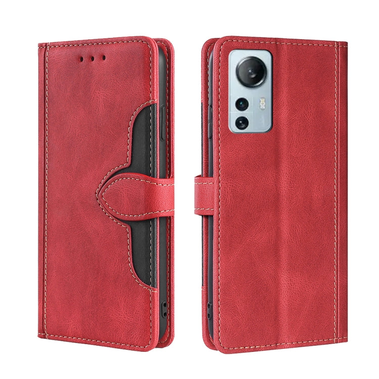 Skin Feel Magnetic Buckle Leather Phone Case, For OPPO Reno8 Pro Plus 5G, For Xiaomi Redmi Note 11 Pro 5G / Pro Plus 5G, For Xiaomi 12 Lite, For Xiaomi Mi Mix 4, For Xiaomi Poco M4 5G