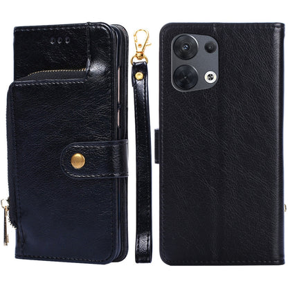 Zipper Bag PU + TPU Horizontal Flip Leather Phone Case, For OPPO Reno5 A, For OPPO Reno6 4G, For OPPO Reno8 5G, For OPPO Reno8 Pro 5G, For OPPO Reno8 Pro+ 5G, For OPPO Realme GT Master/Q3 Pro Carnival
