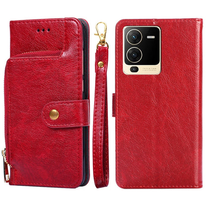 Zipper Bag PU + TPU Horizontal Flip Leather Phone Case, For vivo S10/S10 Pro, For vivo S15 5G, For vivo S15 Pro 5G, For vivo S15e 5G/T1 Snapdragon 778G, For vivo X60 Pro Global Version/X60 Curved Screen, For vivo X70