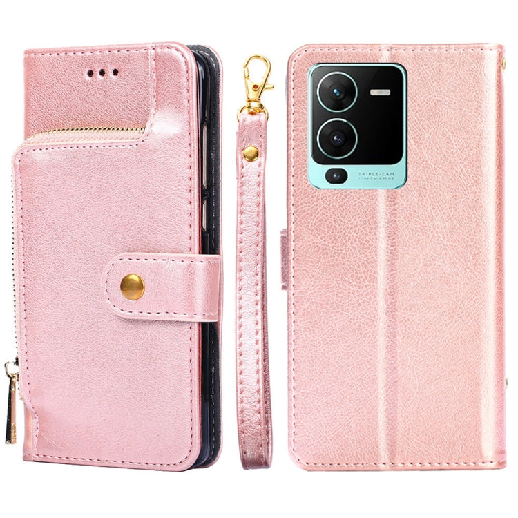 Zipper Bag PU + TPU Horizontal Flip Leather Phone Case, For vivo S10/S10 Pro, For vivo S15 5G, For vivo S15 Pro 5G, For vivo S15e 5G/T1 Snapdragon 778G, For vivo X60 Pro Global Version/X60 Curved Screen, For vivo X70