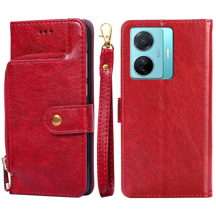 Zipper Bag PU + TPU Horizontal Flip Leather Phone Case, For vivo S10/S10 Pro, For vivo S15 5G, For vivo S15 Pro 5G, For vivo S15e 5G/T1 Snapdragon 778G, For vivo X60 Pro Global Version/X60 Curved Screen, For vivo X70