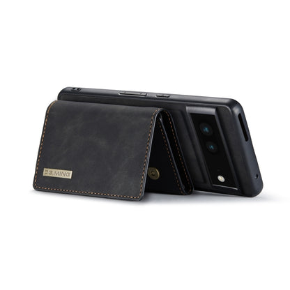 DG.MING M1 Series 3-Fold Multi Card Wallet + Magnetic Phone Case, For Google Pixel 7 5G, For Google Pixel 6A