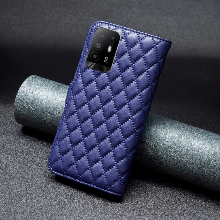 Diamond Lattice Wallet Leather Flip Phone Case, For OPPO A94 5G / Reno5 Z 5G, For OPPO A96 5G / Reno7 Z, For OPPO Find X5 Lite / Reno7 5G, For OPPO Find X5 Pro