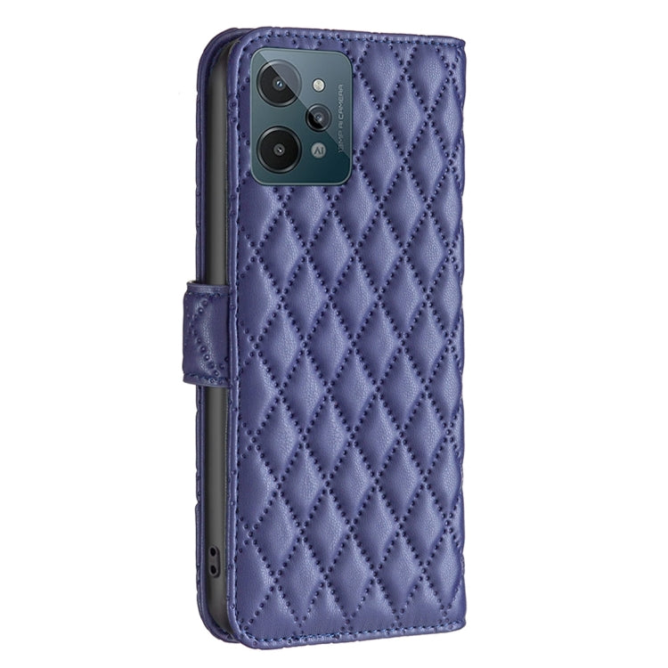 Diamond Lattice Wallet Leather Flip Phone Case, For OPPO Realme C31, For OPPO Realme C35
