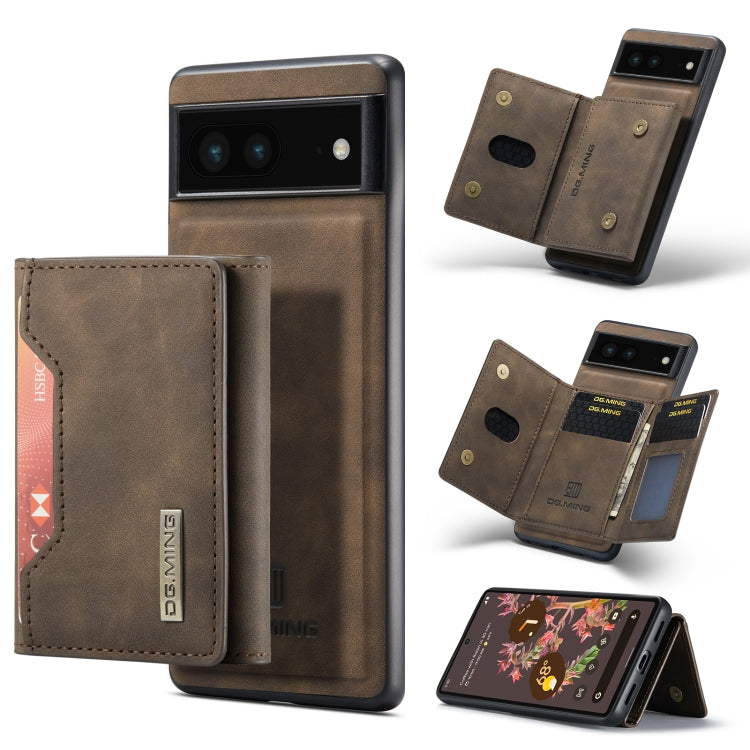 DG.MING M2 Series 3-Fold Multi Card Bag + Magnetic Phone Case, For Google Pixel 6A, For Google Pixel 7 5G, For Google Pixel 7 Pro 5G, For OnePlus 10 Pro