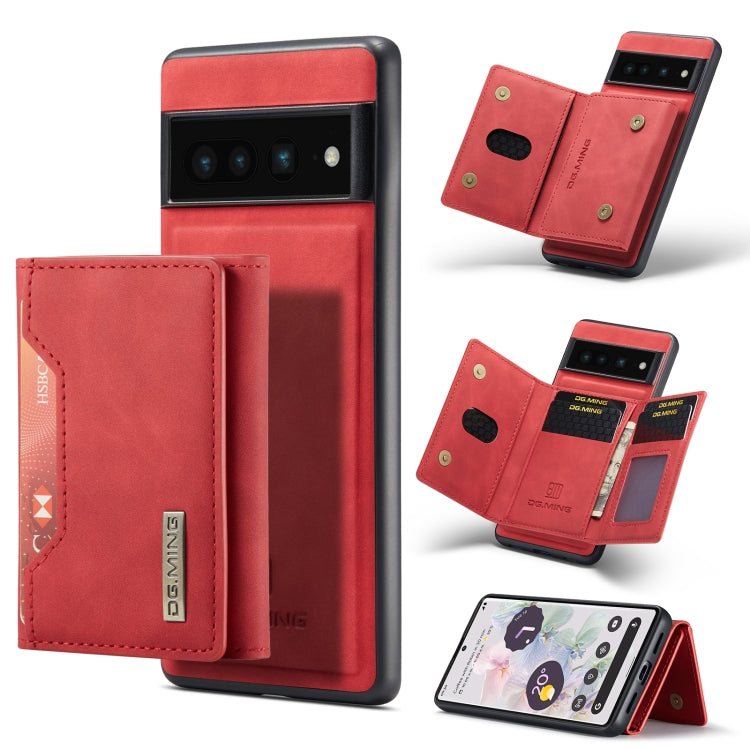 DG.MING M2 Series 3-Fold Multi Card Bag + Magnetic Phone Case, For Google Pixel 6A, For Google Pixel 7 5G, For Google Pixel 7 Pro 5G, For OnePlus 10 Pro