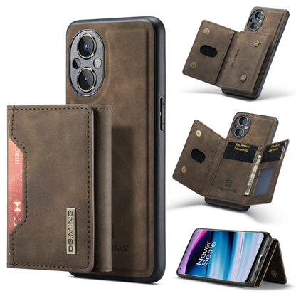 DG.MING M2 Series 3-Fold Multi Card Bag + Magnetic Phone Case, For OnePlus Nord N20 5G