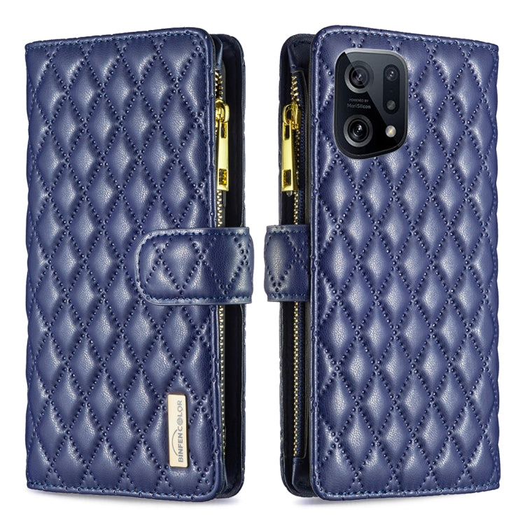 Diamond Lattice Zipper Wallet Leather Flip Phone Case, For OPPO Find X5, For OPPO Realme 9 Pro+, For OPPO Realme 9 Pro, For OPPO Realme C21 / C20