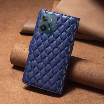 Diamond Lattice Zipper Wallet Leather Flip Phone Case, For OPPO Realme C31, For OPPO Realme C35