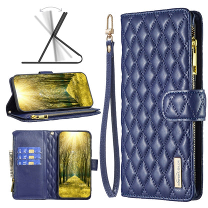Diamond Lattice Zipper Wallet Leather Flip Phone Case, For OPPO Realme C31, For OPPO Realme C35