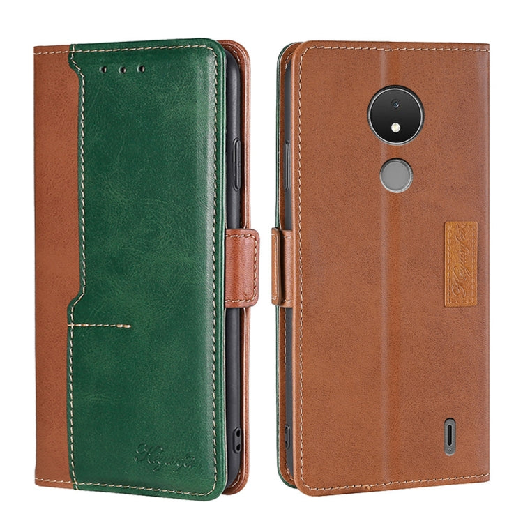 Contrast Color Side Buckle Leather Phone Case, For Nokia C21, For Sony Xperia ACE II, For Sony Xperia Pro-I