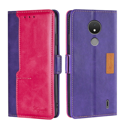 Contrast Color Side Buckle Leather Phone Case, For Nokia C21, For Sony Xperia ACE II, For Sony Xperia Pro-I