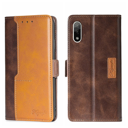 Contrast Color Side Buckle Leather Phone Case, For Nokia C21, For Sony Xperia ACE II, For Sony Xperia Pro-I