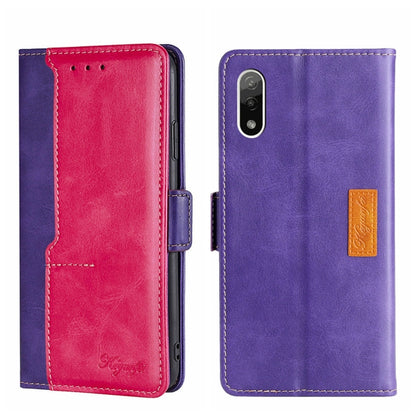 Contrast Color Side Buckle Leather Phone Case, For Nokia C21, For Sony Xperia ACE II, For Sony Xperia Pro-I