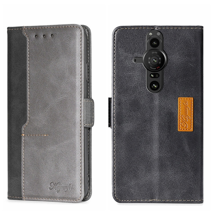 Contrast Color Side Buckle Leather Phone Case, For Nokia C21, For Sony Xperia ACE II, For Sony Xperia Pro-I