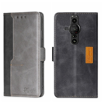 Contrast Color Side Buckle Leather Phone Case, For Nokia C21, For Sony Xperia ACE II, For Sony Xperia Pro-I