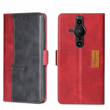 Contrast Color Side Buckle Leather Phone Case, For Nokia C21, For Sony Xperia ACE II, For Sony Xperia Pro-I