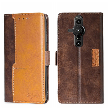 Contrast Color Side Buckle Leather Phone Case, For Nokia C21, For Sony Xperia ACE II, For Sony Xperia Pro-I