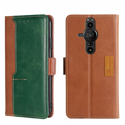 Contrast Color Side Buckle Leather Phone Case, For Nokia C21, For Sony Xperia ACE II, For Sony Xperia Pro-I
