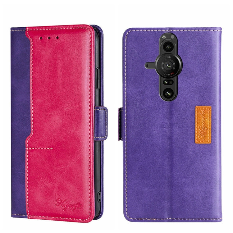 Contrast Color Side Buckle Leather Phone Case, For Nokia C21, For Sony Xperia ACE II, For Sony Xperia Pro-I