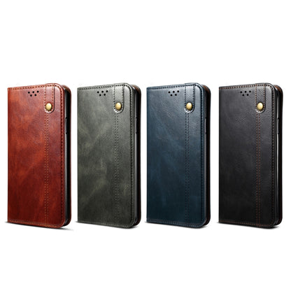 UItra Simple Wax Crazy Horse Texture Leather Phone Case, For Xiaomi Redmi K40S, For Xiaomi Redmi K50 / K50 Pro, For OPPO Realme 9i / A76 / A36