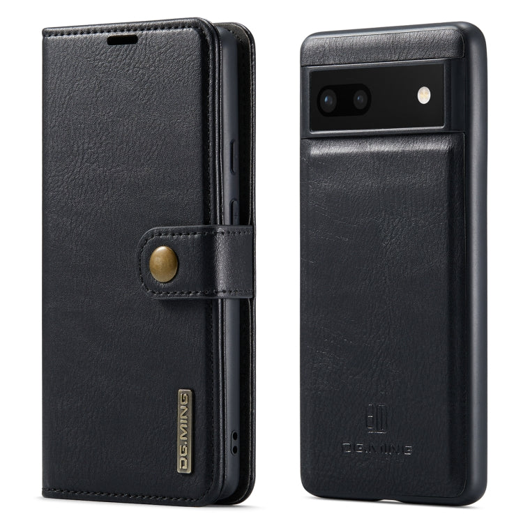 DG.MING Crazy Horse Texture Detachable Magnetic Leather Phone Case, For Google Pixel 6A, For Google Pixel 7, For Google Pixel 7 Pro, For OnePlus Ace & 10R, For OnePlus 10 Pro, For OnePlus Nord N20 5G