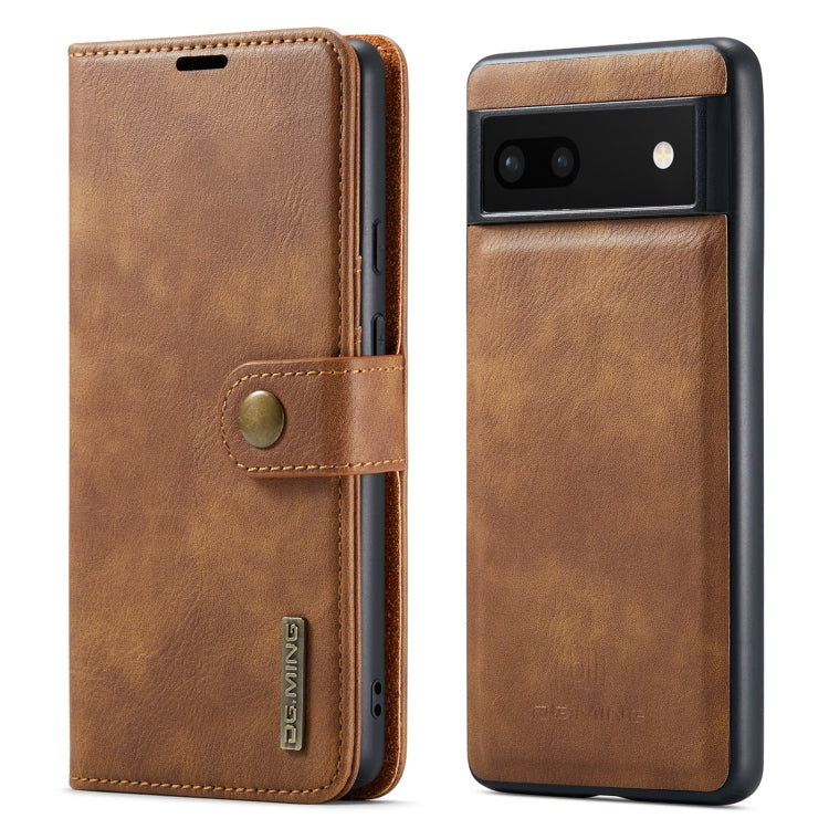 DG.MING Crazy Horse Texture Detachable Magnetic Leather Phone Case, For Google Pixel 6A, For Google Pixel 7, For Google Pixel 7 Pro, For OnePlus Ace & 10R, For OnePlus 10 Pro, For OnePlus Nord N20 5G