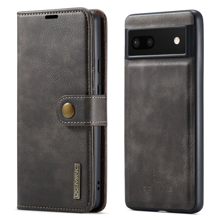 DG.MING Crazy Horse Texture Detachable Magnetic Leather Phone Case, For Google Pixel 6A, For Google Pixel 7, For Google Pixel 7 Pro, For OnePlus Ace & 10R, For OnePlus 10 Pro, For OnePlus Nord N20 5G