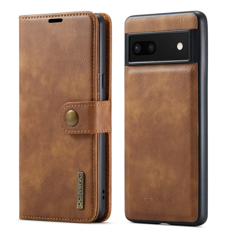 DG.MING Crazy Horse Texture Detachable Magnetic Leather Phone Case, For Google Pixel 6A, For Google Pixel 7, For Google Pixel 7 Pro, For OnePlus Ace & 10R, For OnePlus 10 Pro, For OnePlus Nord N20 5G