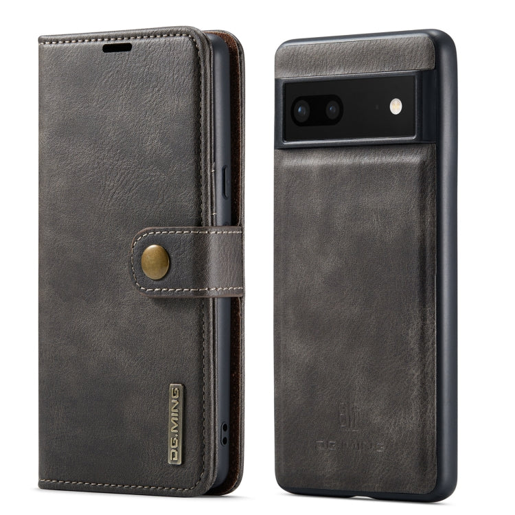 DG.MING Crazy Horse Texture Detachable Magnetic Leather Phone Case, For Google Pixel 6A, For Google Pixel 7, For Google Pixel 7 Pro, For OnePlus Ace & 10R, For OnePlus 10 Pro, For OnePlus Nord N20 5G