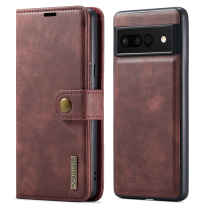 DG.MING Crazy Horse Texture Detachable Magnetic Leather Phone Case, For Google Pixel 6A, For Google Pixel 7, For Google Pixel 7 Pro, For OnePlus Ace & 10R, For OnePlus 10 Pro, For OnePlus Nord N20 5G