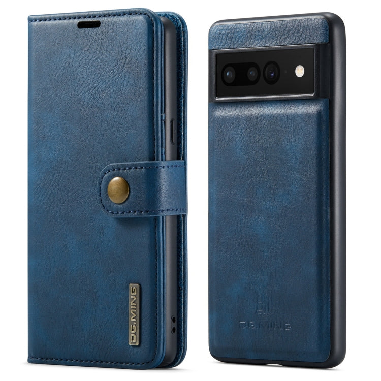 DG.MING Crazy Horse Texture Detachable Magnetic Leather Phone Case, For Google Pixel 6A, For Google Pixel 7, For Google Pixel 7 Pro, For OnePlus Ace & 10R, For OnePlus 10 Pro, For OnePlus Nord N20 5G