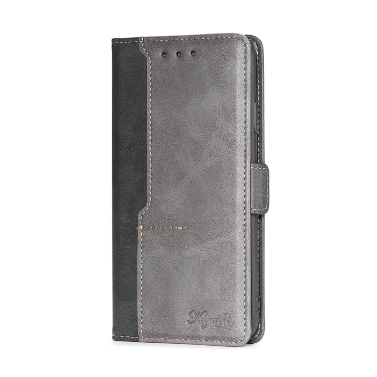 Contrast Color Side Buckle Leather Phone Case, For OnePlus Nord CE 2 Lite 5G, For OnePlus Ace Racing