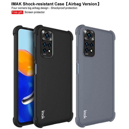 IMAK All-inclusive Shockproof Airbag TPU Phone Case with Screen Protector, For Xiaomi Redmi Note 11 4G Overseas Version / Note 11S 4G Overseas Version, For Xiaomi 12 / 12X, For Xiaomi 12 Pro