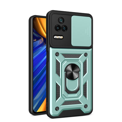 Sliding Camera Design TPU + PC Phone Case, For Xiaomi Poco F4/Redmi K40S