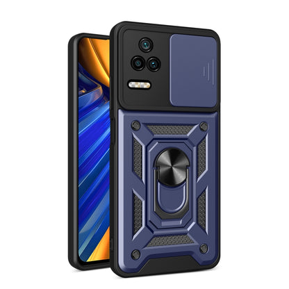 Sliding Camera Design TPU + PC Phone Case, For Xiaomi Poco F4/Redmi K40S