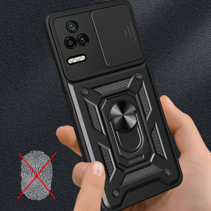 Sliding Camera Design TPU + PC Phone Case, For Xiaomi Poco F4/Redmi K40S